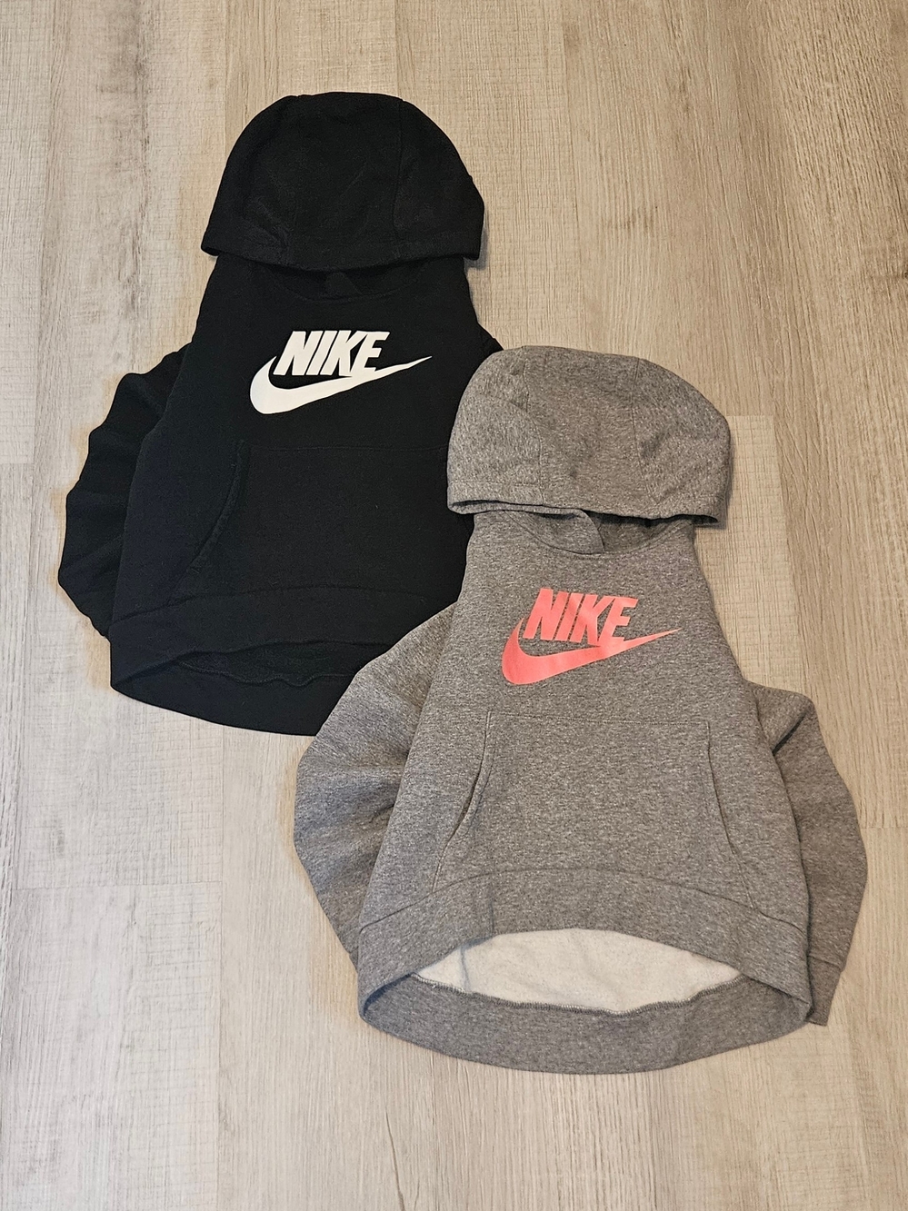 Nike Kids Medium Black & Gray Hoodie Bundle – 2 Pack
